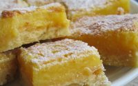 Barrinhas de Limão deliciosas
