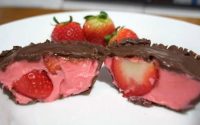 Empadas de Chocolate com Recheio de Morango divinas