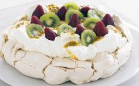 Receita de Pavlova c/ frutas