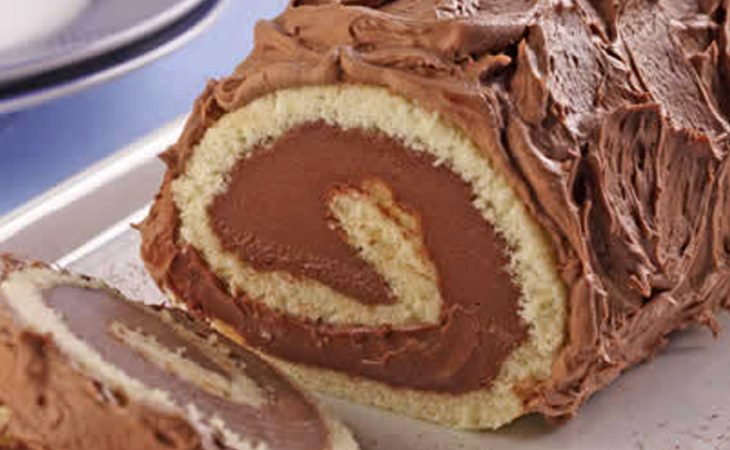 Torta de chocolate cheia de sabor