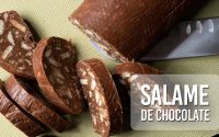 Salame de chocolate fácil e delicioso