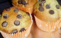 Receita fácil de Muffins com pepitas de chocolate
