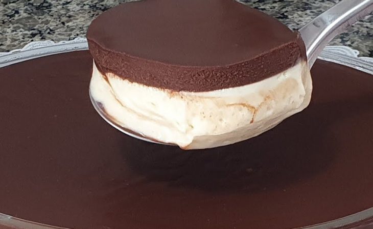 Mousse de Limão e Chocolate em 5 minutos