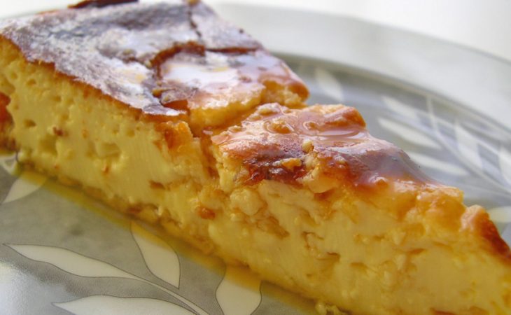 Pudim de queijo fresco muito fácil