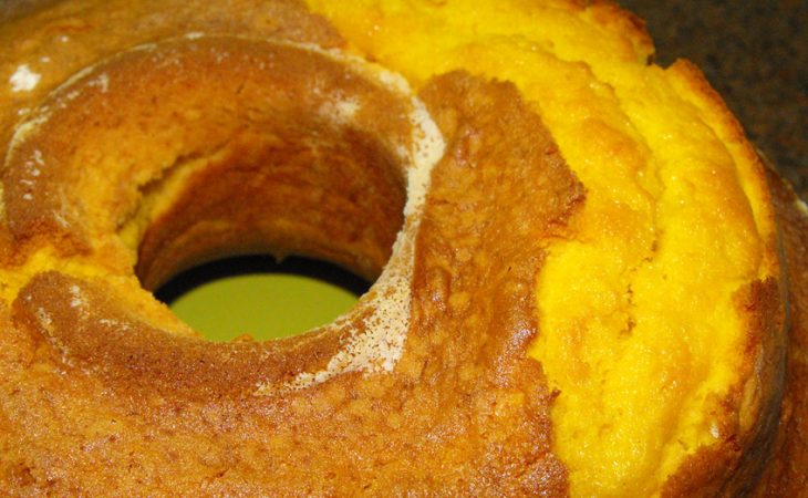 Bolo de abóbora cheio de sabor