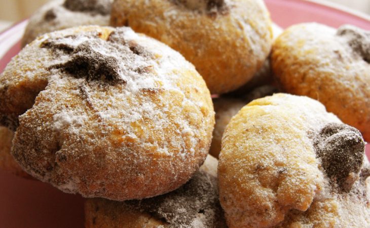 Biscoitos de avelã com chocolate deliciosos
