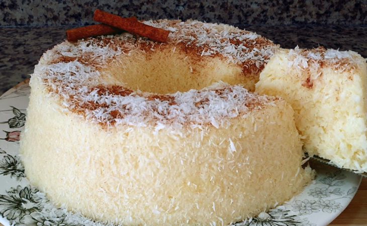 Bolo húmido e super fresco sem ir ao forno