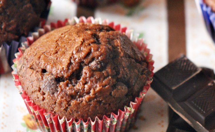 Muffins de Chocolate rápidos e fáceis de fazer