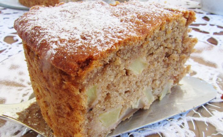 Bolo de Maça e Banana que é uma delícia