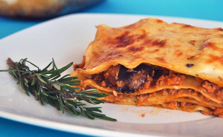 Lasanha de Soja cheia de sabor
