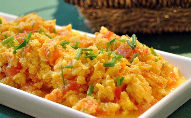Ovos Mexidos com Tomate, os melhores que já fez