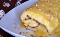 Torta com Ovos Moles muito saborosa