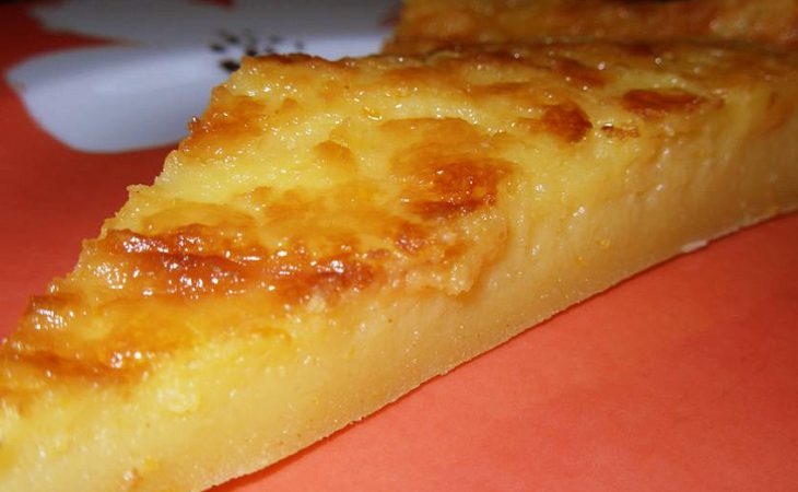 Queijada de Leite e Laranja deliciosa
