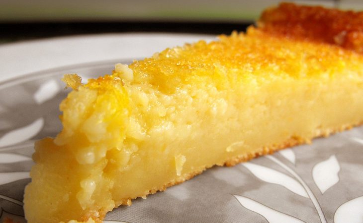 Queijada de laranja e coco cheia de sabor