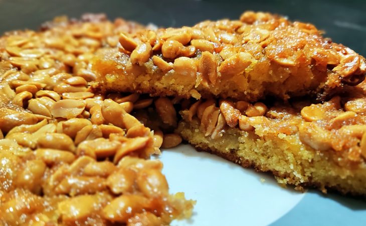 Tarte de Amendoim caramelizada de comer e chorar por mais