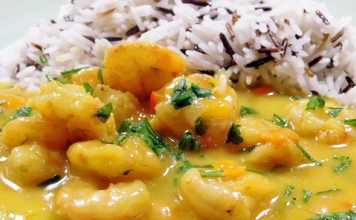 Receita de Camarão com leite de coco mais fácil