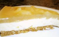 Cheesecake de Pêra fresco e saboroso