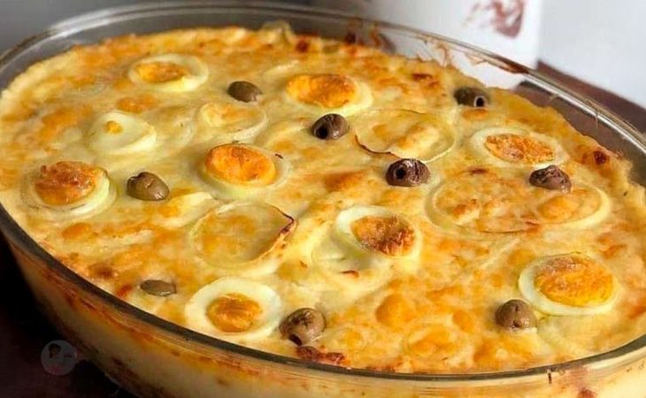 Bacalhau Gratinado Cheio de Sabor