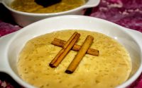 Arroz Doce com Doce de Leite rápido de fazer