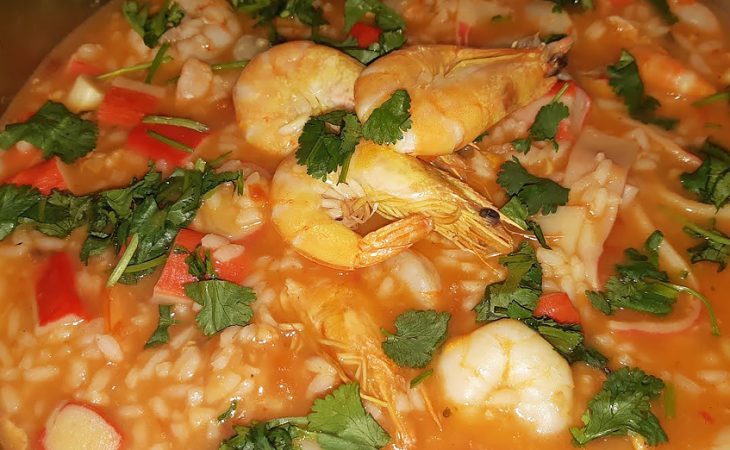 Arroz de Marisco prático e delicioso para o jantar