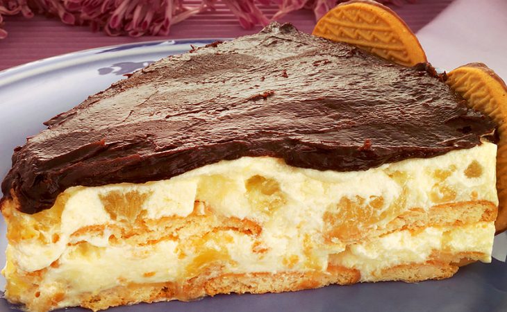 Tarte holandesa com abacaxi deliciosa