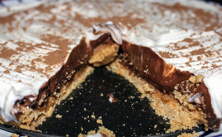 Tarte de Chocolate e Natas deliciosa
