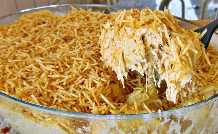 Fricassê de frango cheio de sabor