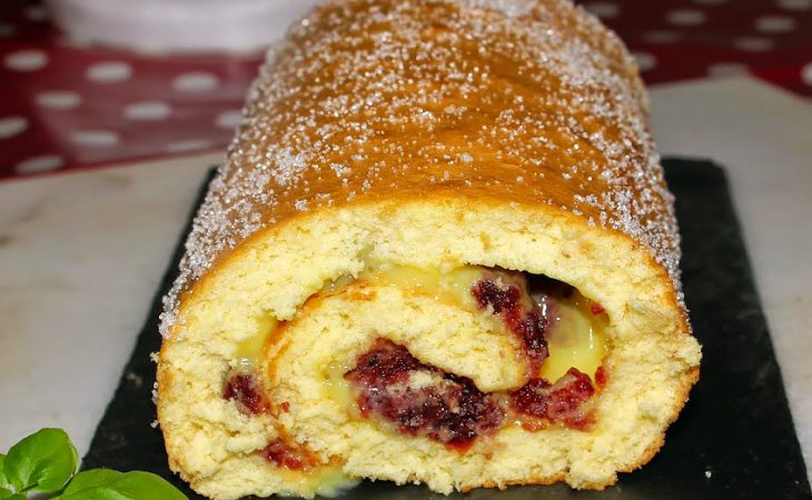Torta com Lemon Curd e Arandos