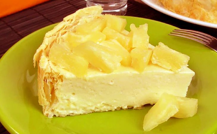 Tarte Folhada de Abacaxi