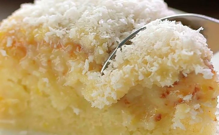 Bolo de Coco Light | Sem farinha e sem açúcar