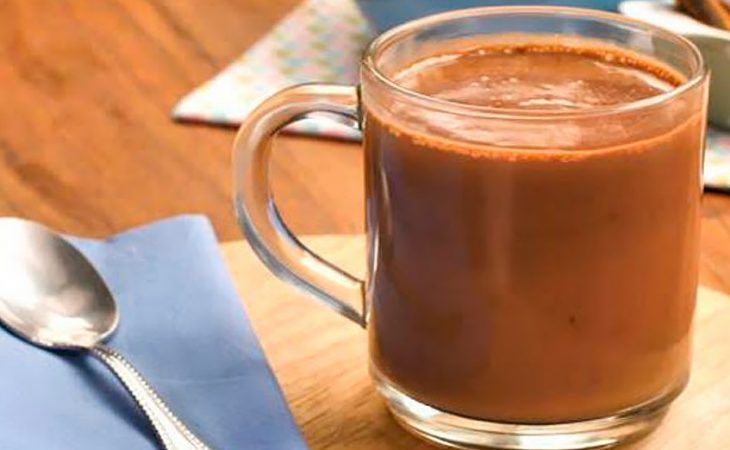 Chocolate quente que é uma delícia