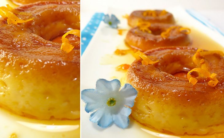 Flans de Tangerina Deliciosos