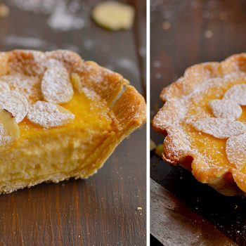 Torta Della Nonna com Amêndoa Laminada