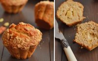 Muffins de Maçã com Streusel de Canela e Cardamomo
