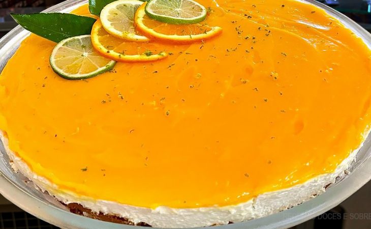 Cheesecake de Limão Fresco e Delicioso