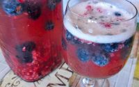 Sangria de Frutos Vermelhos e Cerveja
