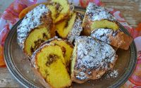 Pão de Ló com Halva e Nozes