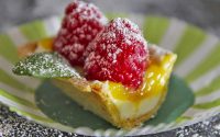 Mini Tartes de Limão e Framboesas