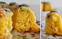 Bolo de Citrinos e Passas com Glacé de Limão