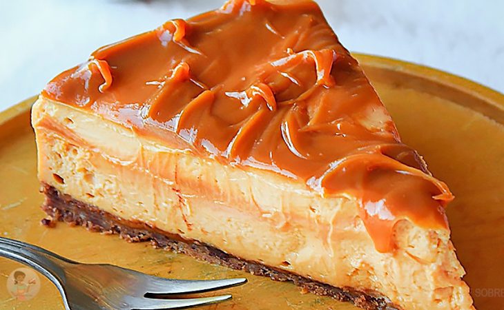 Cheesecake de Leite Condensado Cozido