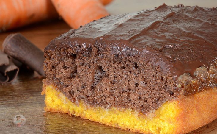 Bolo de Cenoura e Chocolate Maravilhoso