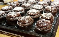 Queques de Chocolate e Coco