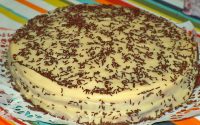 Bolo Brigadeiro de Baunilha