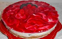 Cheesecake de Oreo e Framboesas