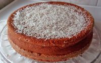 Bolo de Chocolate Negro Cheio de Sabor