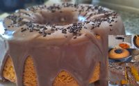 Bolo de Cenoura 🥕 com Cobertura de Chocolate 🍫