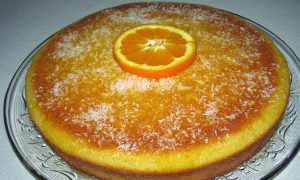 Bolo de Laranja e Coco