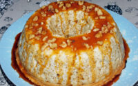 🍮✨ Pudim Molotof com Nozes — Leve como uma Nuvem, com Toque Crocante