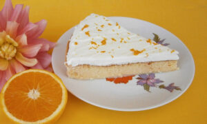 🍊🥥✨ Tarte de Coco com Laranja — Cremosa, Aromática e Deliciosamente Fresca