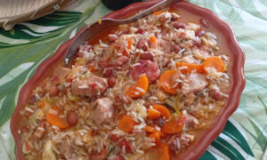 🍲 Arroz Malandrinho de Carne Guisada com Feijão e Chouriço